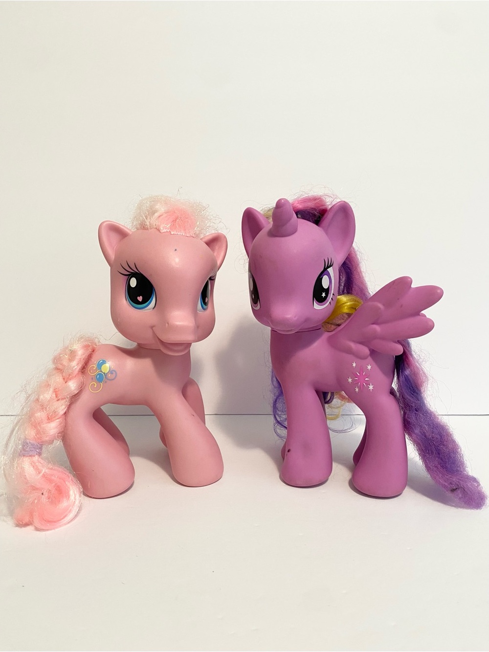 My Little Pony G4 MLP Lot Large 8” Pinkie Pie + Twilight Sparkle 2008 2012